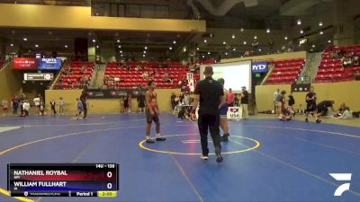 136 lbs Cons. Round 3 - Nathaniel Roybal, NM vs William Fullhart, IA