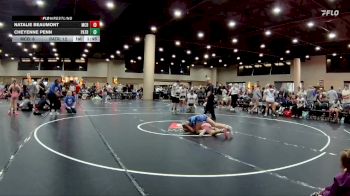 100 lbs Round 1 (16 Team) - Natalie Beaumont, Mat Clash Beastin` vs Cheyenne Penn, Patriots WC White