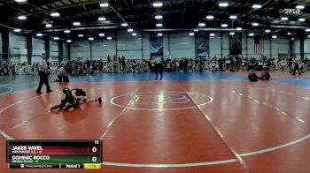 72 lbs Rd# 2 10:30am Friday - Dominic Rocco, Minion Black vs Jakeb Wikel, Westshore D.S.