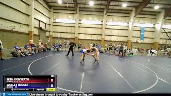 195 lbs Quarters & Wb (16 Team) - Seth Montierth, Utah Black vs Wesley Hodges, Idaho 2