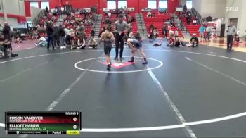 70 lbs Round 3 (4 Team) - Mason Vandiver, North Region Team A vs Elliott Harris, Cenrtral Region Team A
