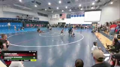 41-43 lbs Round 3 - Adrian Acebo, Riverton USA Wrestling vs Harrison Edwards, Douglas WC