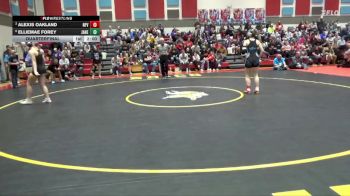 145 lbs Quarterfinal - Alexis Oakland, North Fayette Valley vs Elliemae Forey, Janesville