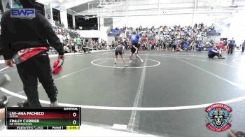 45 lbs Semifinal - Finley Currier, SW Timberwolves vs Livi-Ana Pacheco, Duran