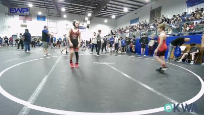 90 lbs Quarterfinal - Jaxon Johnson, Carl Albert vs Waylon Wright, Weatherford Youth Wrestling