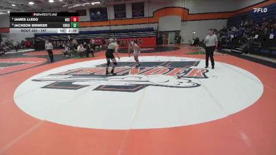 197 lbs Cons. Semi - James Lledo, Arcadia vs Jackson Brinker, Cornell College