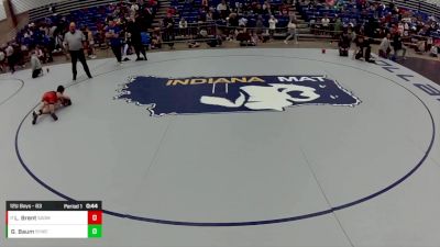 12U Boys - 63 lbs Quarters - Grayson Baum, SCN Youth Wrestling Club vs Liam Brent, Simmons Academy Of Wrestling