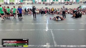 106 lbs Round 5 (6 Team) - Joseph Obstaculo, Beebe Trained Blue vs Matthew Pishotta, BHWC Florida Supreme