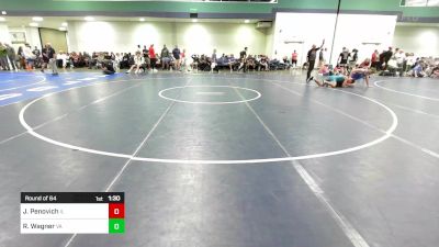 190 lbs Round Of 64 - Jaxon Penovich, IL vs Rudy Wagner, VA