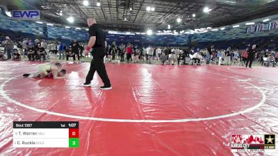 92 lbs Semifinal - Trenton Warren, Valiant Wrestling Club vs Cade Ruckle, Gold Rush Wrestling