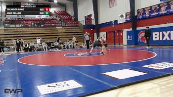 157 lbs Rr Rnd 1 - Thunder Page, Rose Hill vs Jake Miller, Broken Arrow