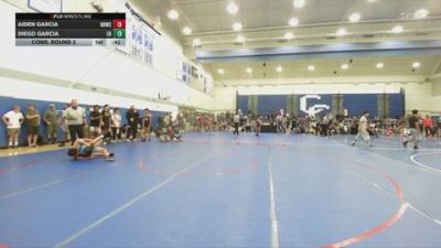 120 lbs Cons. Round 2 - Diego Garcia, El Dorado vs Aiden Garcia, Rough House Wrestling Club