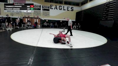 150 lbs Quarterfinal - Dominick Spadaro, Fairfield Warde vs Franco Arduino, Fairfield Prep