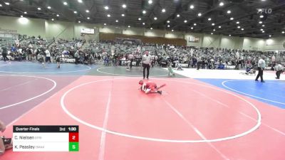 69 lbs Consi Of 8 #1 - Gauge Brown, Buckaroo WC vs Hayden McElroy, Mat Rattlers