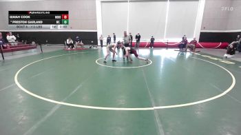 113 lbs Quarterfinal - Izaiah Cook, Nokomis vs Preston Garland, Mt. Blue