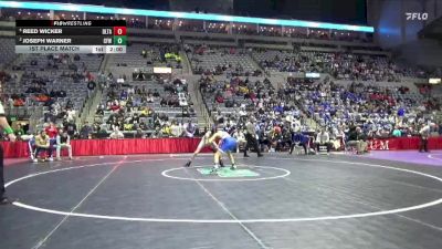 106 lbs 1st Place Match - Reed Wicker, Delta vs Joseph Warner, Carroll (Fort Wayne)