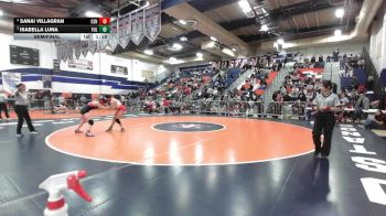 130 lbs Semifinal - Isabella Luna, Fullerton vs Sanai Villagran, Centennial (Corona)