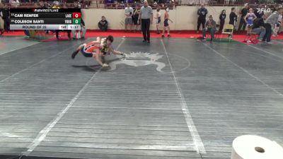 95_B lbs Round Of 32 - Cam Renfer, Lake Lehman vs Coleson Santi, Yough