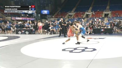 106 lbs Cons. Rd Of 64 - Ryan Fuenffinger, Minnesota vs Carson Altice, Utah