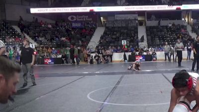 105 lbs Cons. Round 1 - Daniel Treto, Dodge City Academy vs Tripp Worrel, Rossville