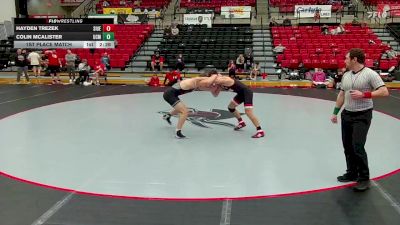 174 lbs 1st Place Match - Colin McAlister, Central Missouri vs Hayden Trezek, SIU Edwardsville