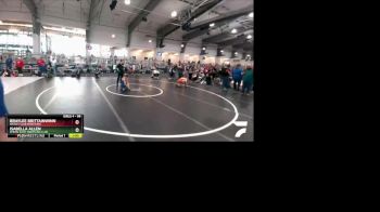 98 lbs Cons. Semi - Braylee Brittainwinn, Wesley Club Wrestling vs Isabella Allen, Spring Klein Wrestling Club
