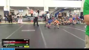 68 lbs Round 6 (8 Team) - Takoda Parker, Cimarron vs Cooper Sletten, 84 Athletes