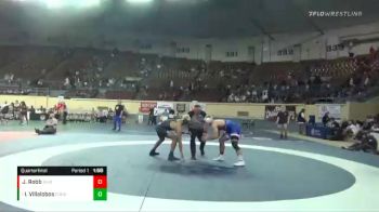 6A-195 lbs Quarterfinal - Isaac Villalobos, Edmond North vs Jersey Robb, Bixby