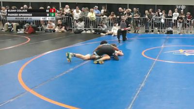 126 lbs Round Of 32 - Elijah Collick, MD vs Parker Spierings, WI