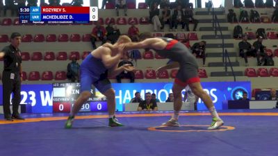 97 kg Repechage #2 - Sergei Kozyrev, Individual Neutral Athletes vs David Mchedlidze, Ukraine