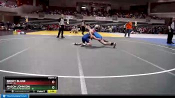 135 lbs Quarterfinals (8 Team) - Brody Blank, Foley vs Mason Johnson, LSH (LeSueur/Henderson)