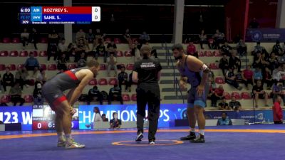 97 kg Final 3-5 - Sergei Kozyrev, Individual Neutral Athletes vs Sahil Sahil, UWW