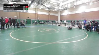 144 lbs Cons. Round 6 - Tyler Higashi, Schurr vs Jackson Boucher, Upland