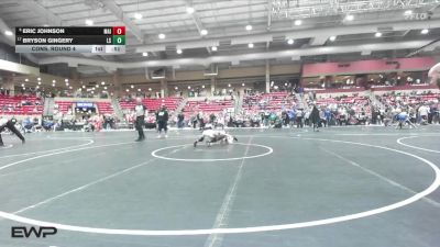 58 lbs Cons. Round 4 - Eric Johnson, Maize vs Bryson Gingery, Lincoln Squires