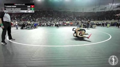 B5A-120 lbs Champ. Round 1 - Elijah Velazquez, Bishop McGuinness vs Logan Kerr, Coweta