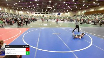 54 lbs Quarterfinal - Grayson Smith, Spanish Springs WC vs Blaze Dahlen, Scmc