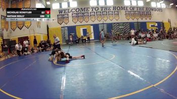120 lbs Round 1 (8 Team) - Nicholas Schuyler, The Outsiders vs Nathan Reilly, Cocoa Beach WC