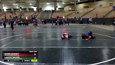 70 lbs 1st Place Match - Landon Walker, Glasgow Wrestling Academy vs Oliver Burnett, Cougar Wrestling Club