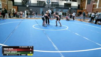 89-96 lbs Round 1 - Waylon Wright, Sanderson Wrestling Academy vs Mack Kuhn, Morgan Wrestling Club