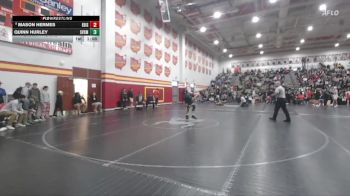 126 lbs Champ. Round 1 - Quinn Hurley, Saint Vincent Saint Mary vs Mason Hermes, Edison