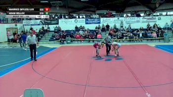 108 lbs 1st Place Match - Maurice (Myles) Lux, Salpointe Catholic High School vs Adam Belloc, Santa Cruz Valley Union High School