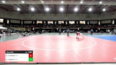 175 lbs Consolation - Shane Cartagena-Walsh, St. Benedict's Prep vs Dominic Federici, Wyoming Seminary