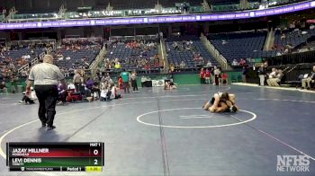 2A 132 lbs Champ. Round 1 - Levi Dennis, Trinity vs Jazay Millner, Morehead