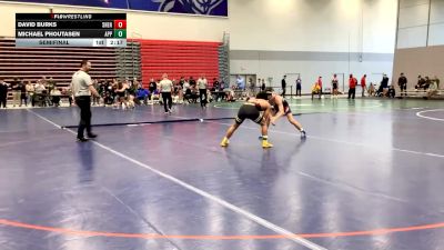 141 lbs Semifinal - Michael Phoutasen, Apprentice School vs David Burks, Shenandoah University