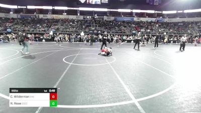 85 lbs Semifinal - Chance Wilderman, East Kansas Eagles vs Ryan Rose, DC Elite - Coufal