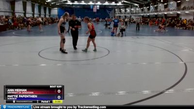 138 lbs Cons. Round 4 - Mattie Papenthien, Dubuque vs Ann Meiman, University Of Jamestown