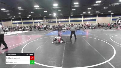 57 lbs Consolation - Zac Martinez, Juggernaut WC vs Demetrius Lopez, Brighton WC