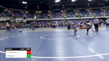 138 lbs Champ. Round 1 - Jack O`Connor, Brother Rice vs Korbin Oligney, Rock Falls