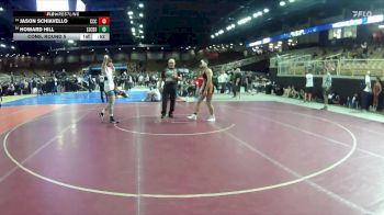 157 lbs Cons. Round 5 - Howard Hill, St. Johns Country Day vs JASON SCHIAVELLO, Clearwater Cen Catholic
