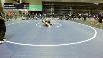 113 lbs Consi Of 8 #2 - Blake Mauch, Corner Canyon vs Wyatt Carnrite, Poway